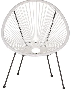 Beliani Narutuoli Polyrottinki Valkoinen 2 Kpl Acapulco Ii Online