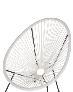 Beliani Narutuoli Polyrottinki Valkoinen 2 Kpl Acapulco Ii Online