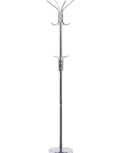 Beliani Naulakko Ruostumaton Teras 12 Koukkua Hopea Claxton Cheap