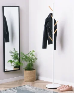 Beliani Naulakko Teras/Manty 5 Koukkua Valkoinen Albin New