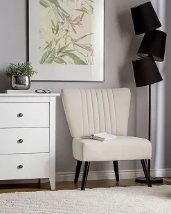 Beliani Nojatuoli Beige Vaasa Store