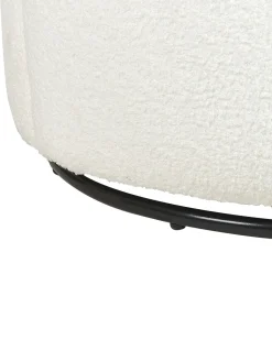 Beliani Nojatuoli Buklee Kermanvalkoinen Davik Fashion