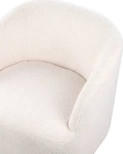 Beliani Nojatuoli Buklee Valkoinen Lavik New