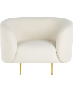 Beliani Nojatuoli Buklee Valkoinen Loen Hot