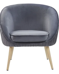 Beliani Nojatuoli Harmaa Sametti Tromso Online