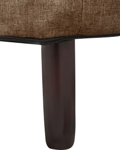 Beliani Nojatuoli Ja Rahi Ruskea Oland Online