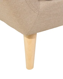 Beliani Nojatuoli Kangas Beige Motala Clearance