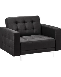 Beliani Nojatuoli Kangas Grafiitinharmaa Aberdeen New