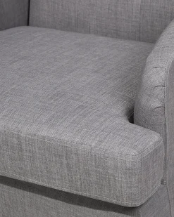 Beliani Nojatuoli Kangas Harmaa Alta Flash Sale