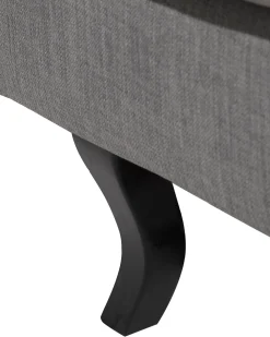 Beliani Nojatuoli Kangas Harmaa Alta Flash Sale