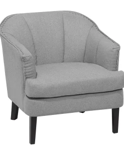 Beliani Nojatuoli Kangas Harmaa Elverum Flash Sale