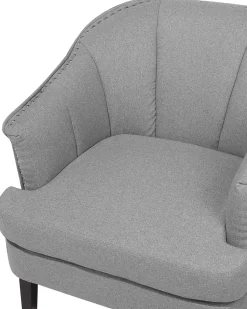 Beliani Nojatuoli Kangas Harmaa Elverum Flash Sale