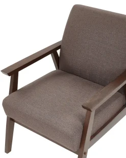 Beliani Nojatuoli Kangas Ruskea Asnes Cheap