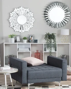 Beliani Nojatuoli Kangas Tummanharmaa Aberdeen Flash Sale