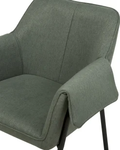 Beliani Nojatuoli Kangas Tummanvihrea Arla Online