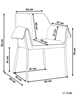 Beliani Nojatuoli Kangas Tummanvihrea Arla Online