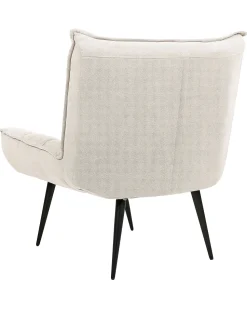 Beliani Nojatuoli Kangas Vaalea Beige Alvesta Sale