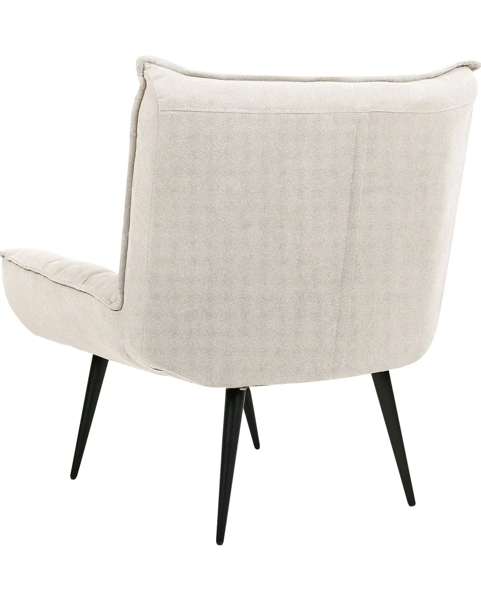 Beliani Nojatuoli Kangas Vaalea Beige Alvesta Sale