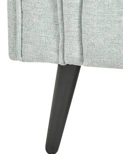 Beliani Nojatuoli Kangas Vaaleanharmaa Vietas New