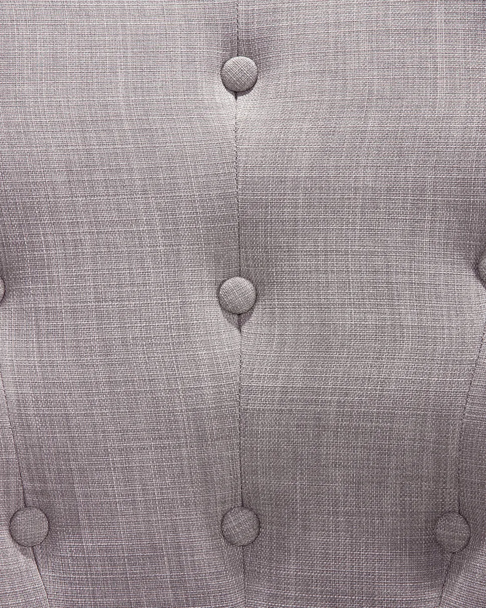 Beliani Nojatuoli Kangas Vaaleanharmaa Angen Best Sale