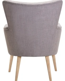 Beliani Nojatuoli Kangas Vaaleanharmaa Angen Best Sale