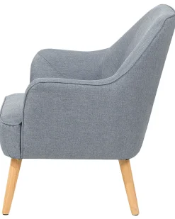 Beliani Nojatuoli Kankainen Harmaa Loken Online