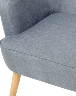 Beliani Nojatuoli Kankainen Harmaa Loken Online