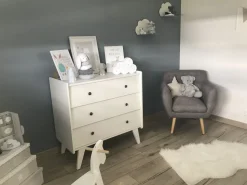 Beliani Nojatuoli Kankainen Harmaa Melby Flash Sale