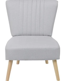 Beliani Nojatuoli Kankainen Harmaa Vaasa New