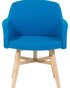 Beliani Nojatuoli Kankainen Sininen Ystad Shop