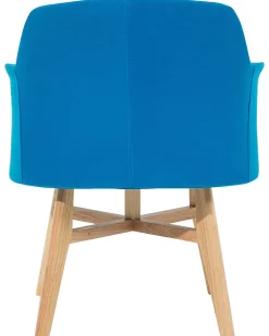 Beliani Nojatuoli Kankainen Sininen Ystad Shop