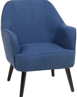 Beliani Nojatuoli Kankainen Tummansininen Loken Best Sale