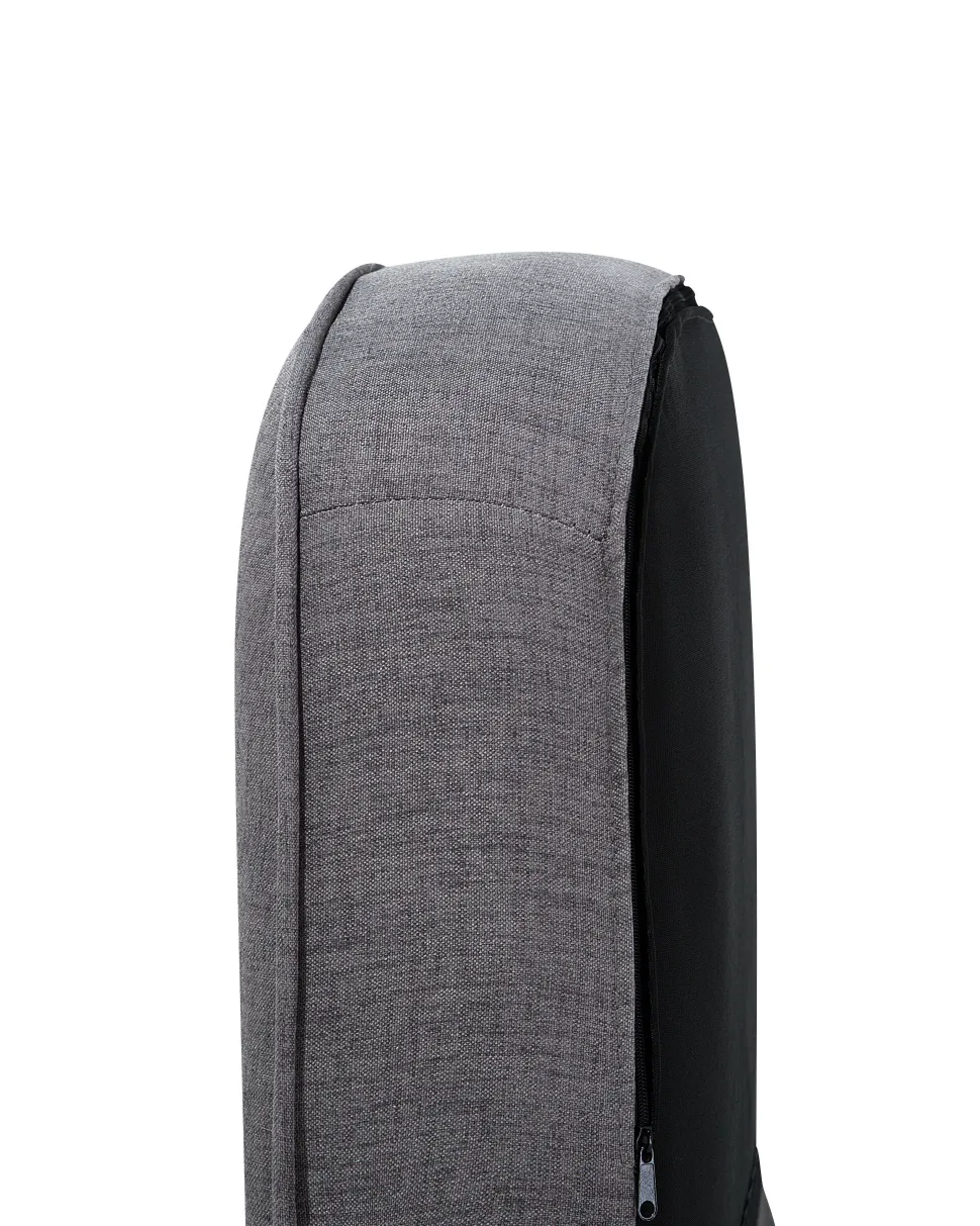 Beliani Nojatuoli Kankainen Tummanharmaa Viborg Ii Online