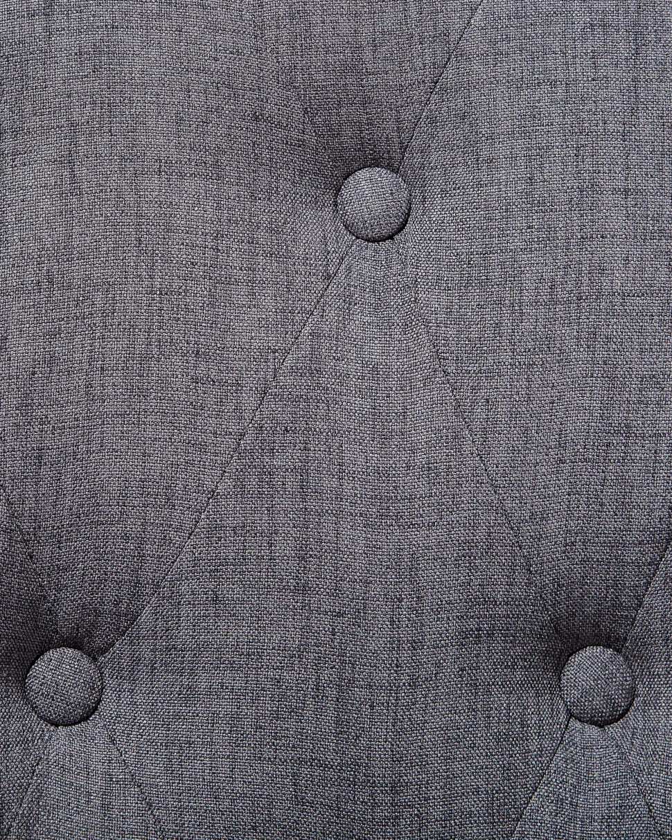 Beliani Nojatuoli Kankainen Tummanharmaa Viborg Ii Online