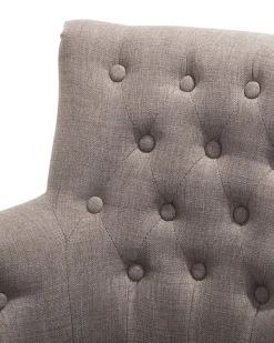 Beliani Nojatuoli Kankainen Vaaleanharmaa Alesund Online