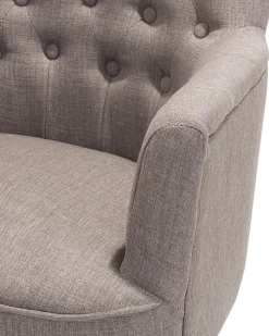 Beliani Nojatuoli Kankainen Vaaleanharmaa Alesund Online