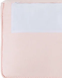 Beliani Nojatuoli Kankainen Vaaleanpunainen Vind Fashion