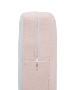 Beliani Nojatuoli Kankainen Vaaleanpunainen Vind Fashion