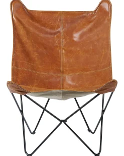 Beliani Nojatuoli Keinonahka Kullanruskea Nybro Sale