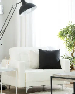 Beliani Nojatuoli Keinonahka Valkoinen Aberdeen Online