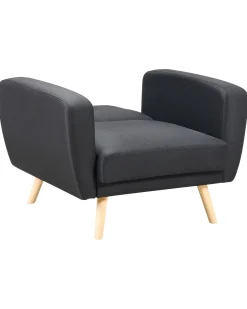 Beliani Nojatuoli Musta Florli Cheap