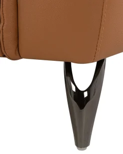 Beliani Nojatuoli Nahkainen Ruskea Narwik Shop