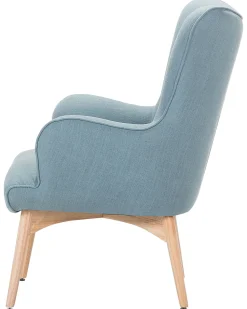 Beliani Nojatuoli Rahilla Kangas Vaaleansininen Vejle Best