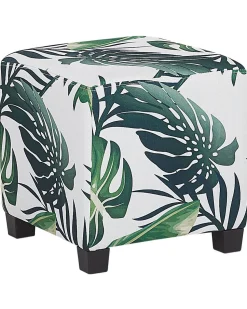 Beliani Nojatuoli Rahilla Lehtikuviollinen Vihrea Sandset Online