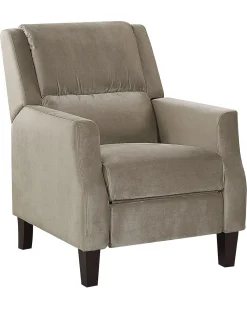 Beliani Nojatuoli Ruskeanharmaa Sametti Egersund Online