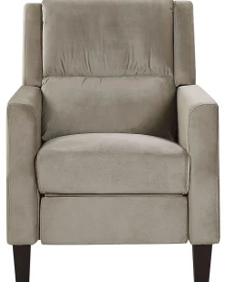 Beliani Nojatuoli Ruskeanharmaa Sametti Egersund Online