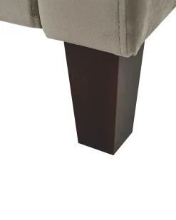 Beliani Nojatuoli Ruskeanharmaa Sametti Egersund Online