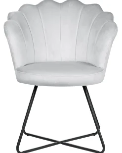 Beliani Nojatuoli Sametti Harmaa Lovelock Discount