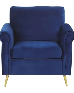 Beliani Nojatuoli Sametti Laivastonsininen Vietas New