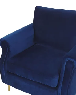 Beliani Nojatuoli Sametti Laivastonsininen Vietas New